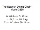 Fredericia- The Spanish dinning Chair, såpet eik/cognac sete thumbnail