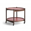 Brdr. Krüger - Tray Table - 60cm - Oiled Walnut SORT/RØD BRETT thumbnail