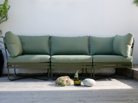 Ygg & Lyng bris outdoor sofa 3 - seters deep olive