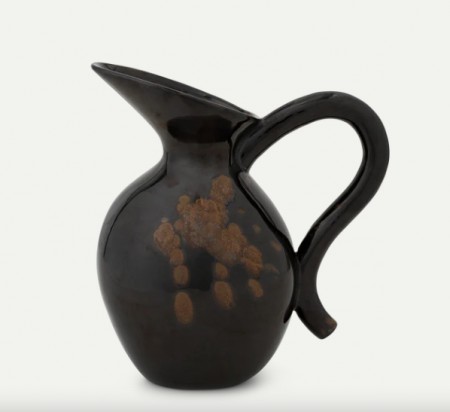 Ferm living - Verso Jug black mugge / vase keramikk