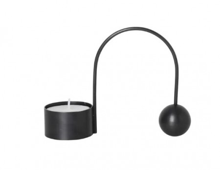 Ferm living - Balance tealight Holder Black