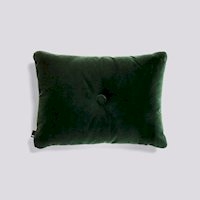 Hay dot cushion soft - Dark green