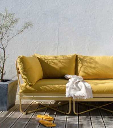 Ygg & Lyng bris outdoor sofa 3 - seters summer yellow